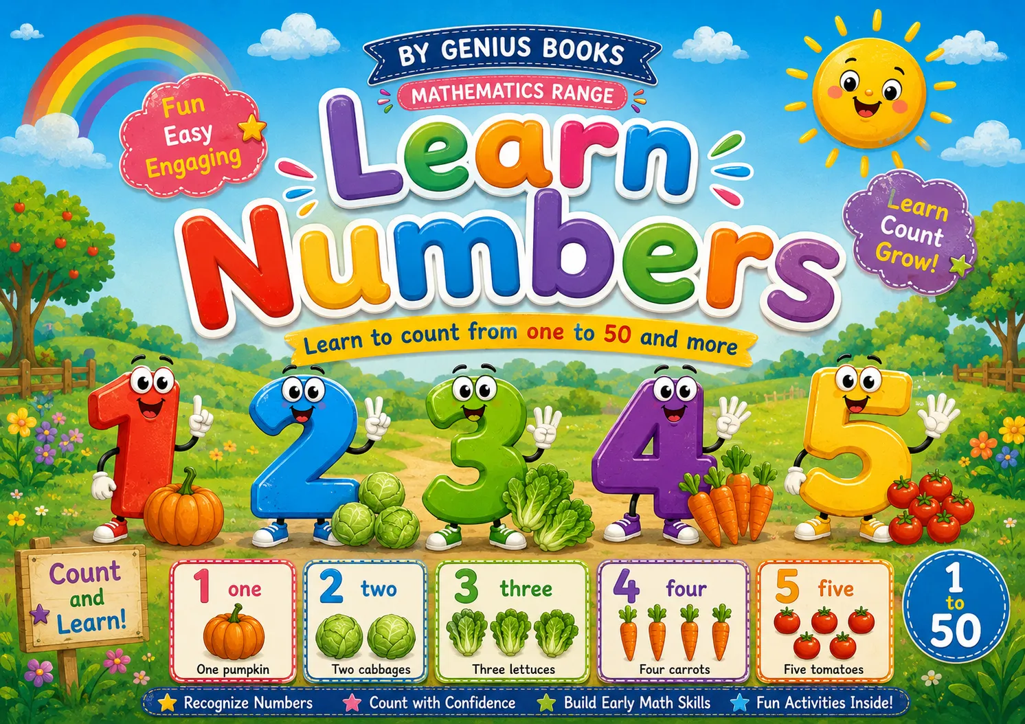 Learn Numbers 1-50