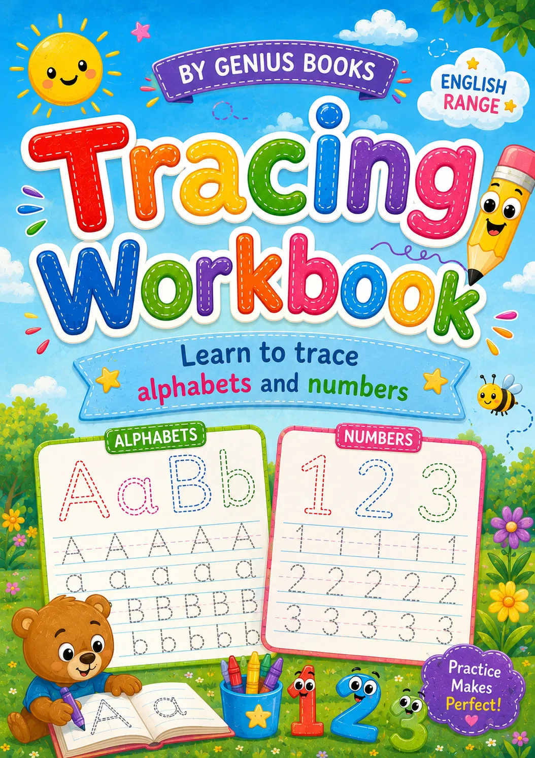 Alphabet & Number Tracing Workbook